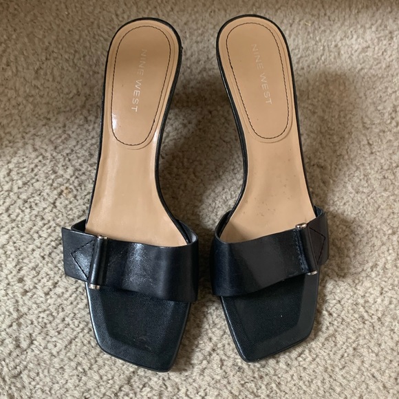 Nine West Shoes - NINE WEST - black sandals Sz 7.5